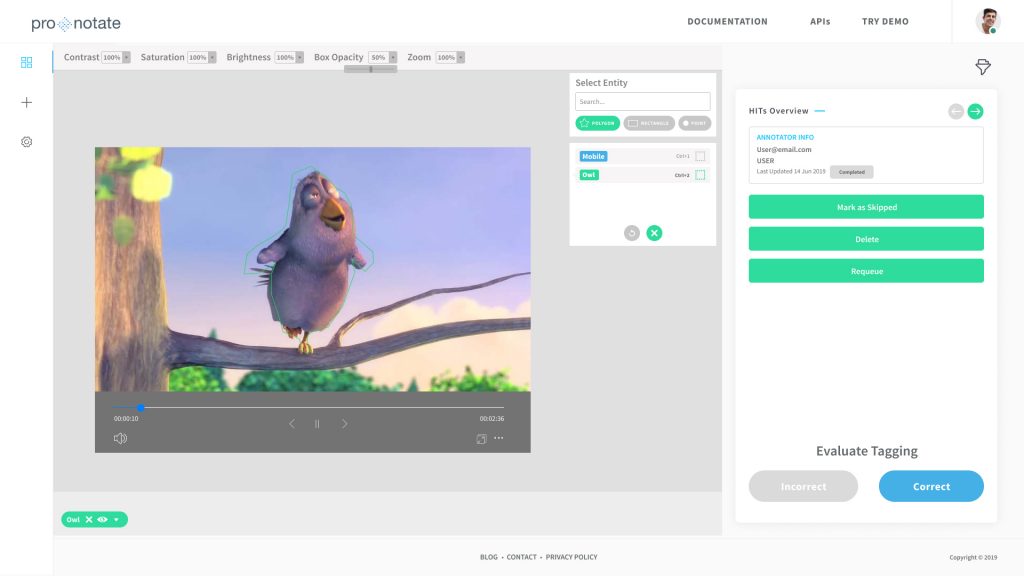 VIDEO ANNOTATION