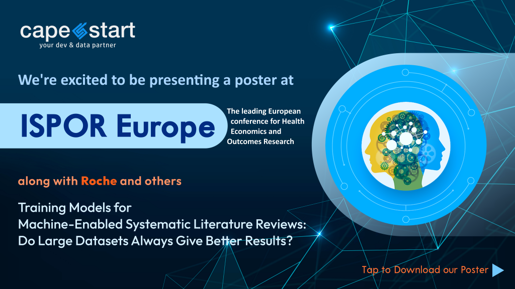 CapeStart Presents a Poster in ISPOR Europe Conference