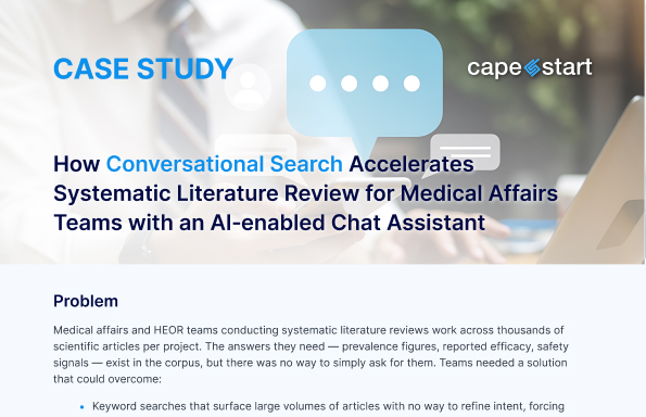 AI-Powered Conversational Search for Faster Literature Reviews