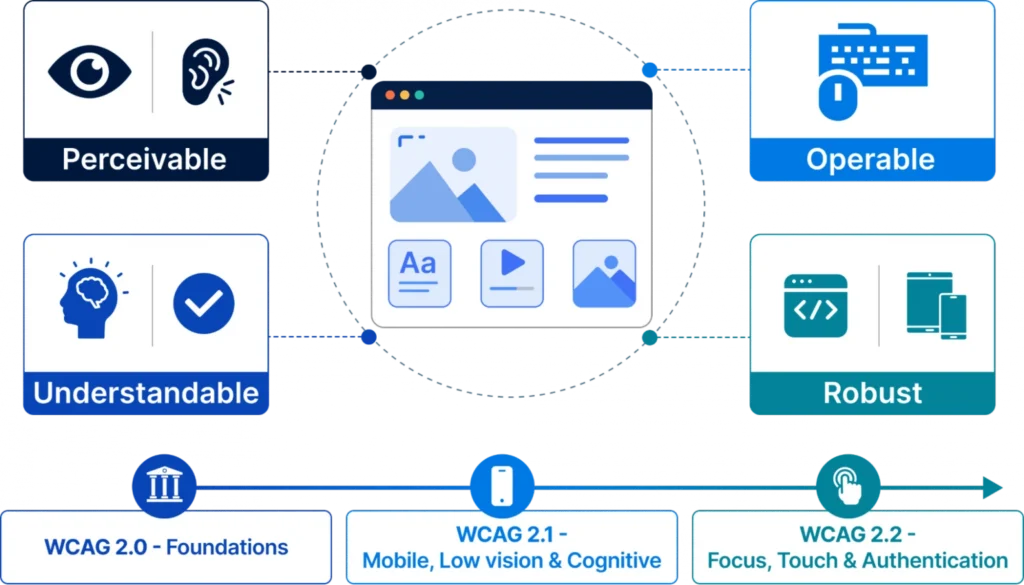 The Basics: POUR Principles and WCAG Evolution
