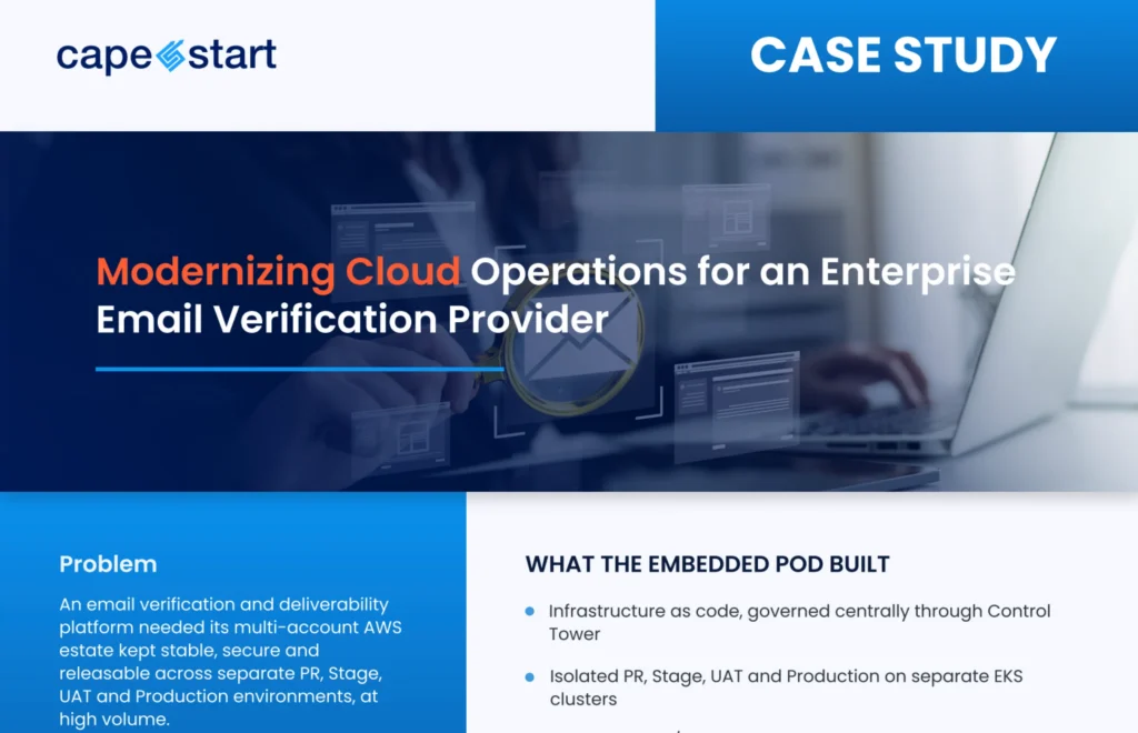 Modernizing Cloud Operations for an Enterprise Email Verification Provider